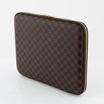Louis Vuitton, A Damier Ebene laptop case, 2009.
