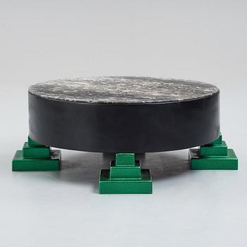 Ettore Sottsass, a "Park Lane" coffee table for Memphis, Italy post 1983.