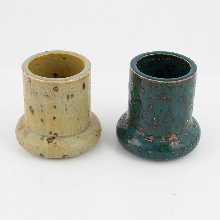 Marianne Westman, two stoneware vases from Rörstrand.