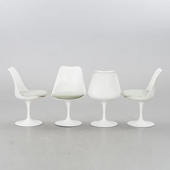 EERO SAARINEN, stolar 4 st "Tulip".