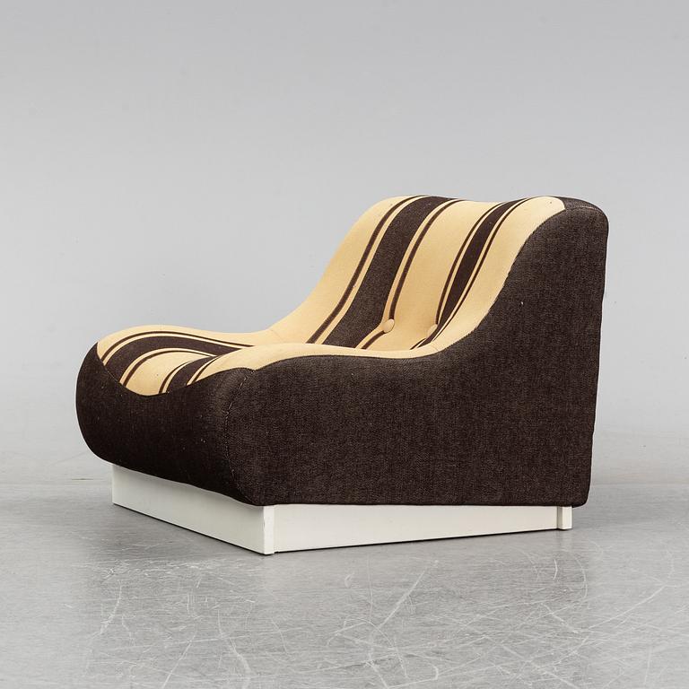 A 'Mulle' easy chair from Record AB, Bollnäs, 1970's.