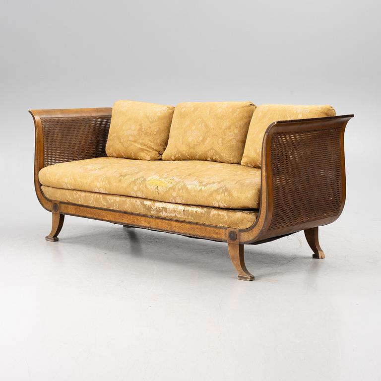 Carl Malmsten, a five piece furniture group, Nordiska Kompaniet, late 1920s.