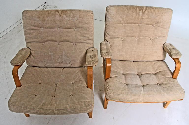 FÅTÖLJER, ett par, "Ingrid", Bruno Mathsson, DUX.