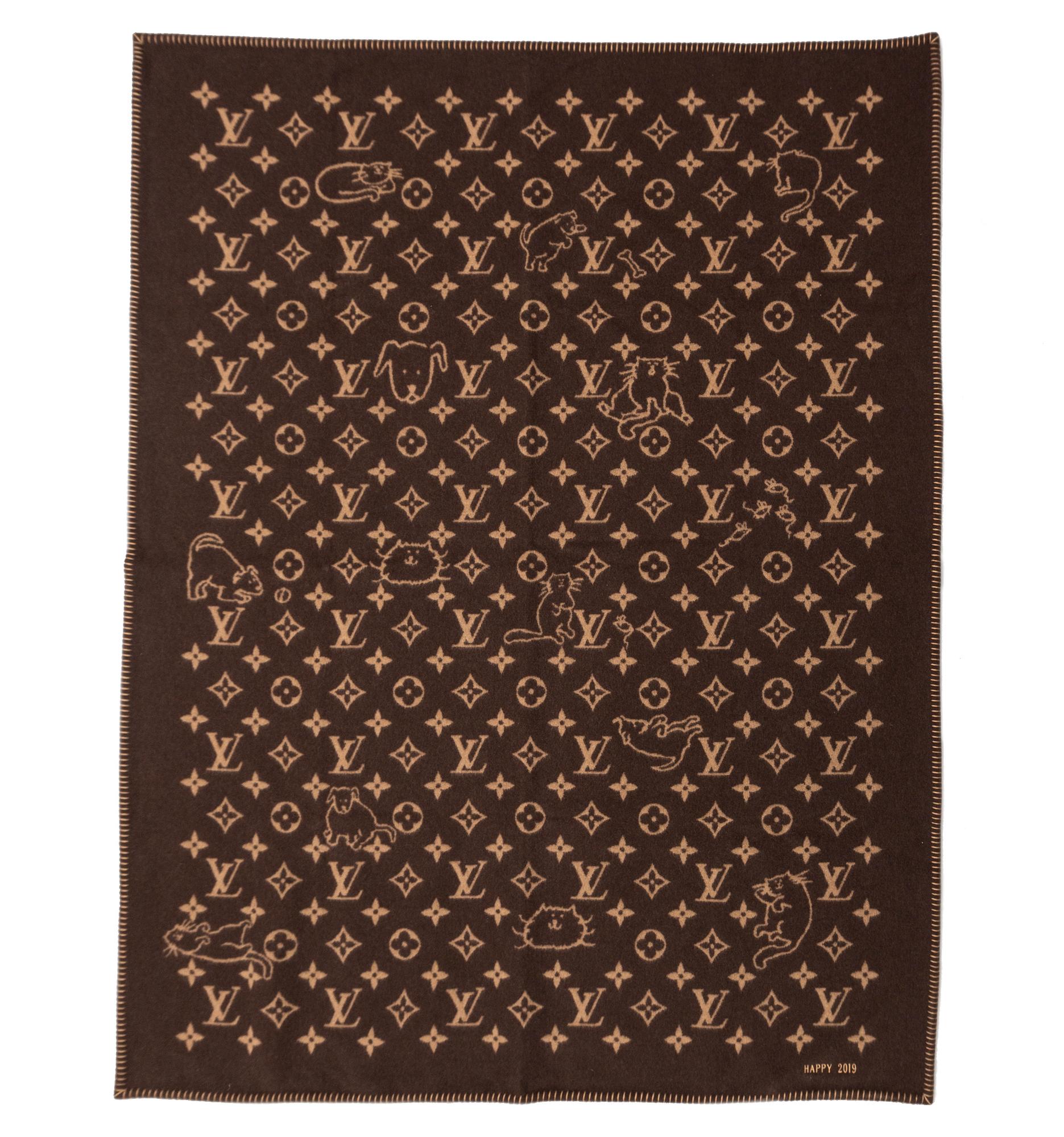 LOUIS VUITTON, FILT/PLÄD.
