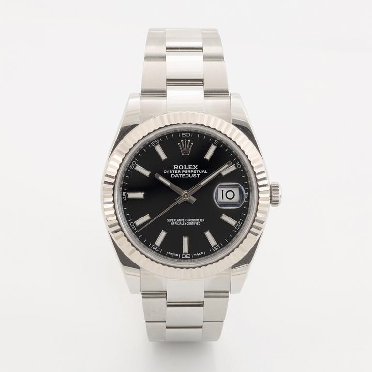 Rolex, Oyster Perpetual, Datejust 41, wristwatch, 41 mm.