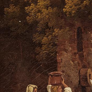 Gustaf Wilhelm Palm, "Vue af slottet Colonna i Genazzano".