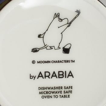 MUMINMUGGAR, 9 stycken, porslin, "Moomin-Characters", Arabia, Finland.