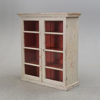 A first half of the 19th century painted vitrine.