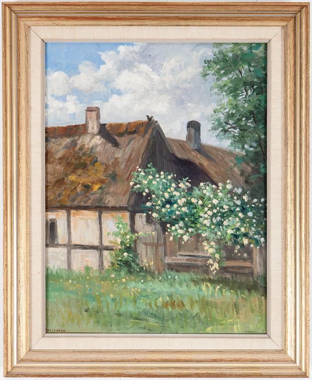 FRANS WILHELM ODELMARK, oil on canvas, signed F.W. Odelmark.