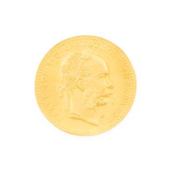 Gold coin, Austria-Hungary, 1 Ducat, 1915.