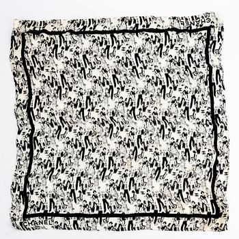 Chanel flap bag, väska, skor, scarf.