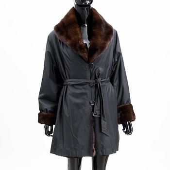 A Grünstein Fur Lined Coat.