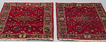 Two rugs Djoshagan design, ca 125 x 83 cm.