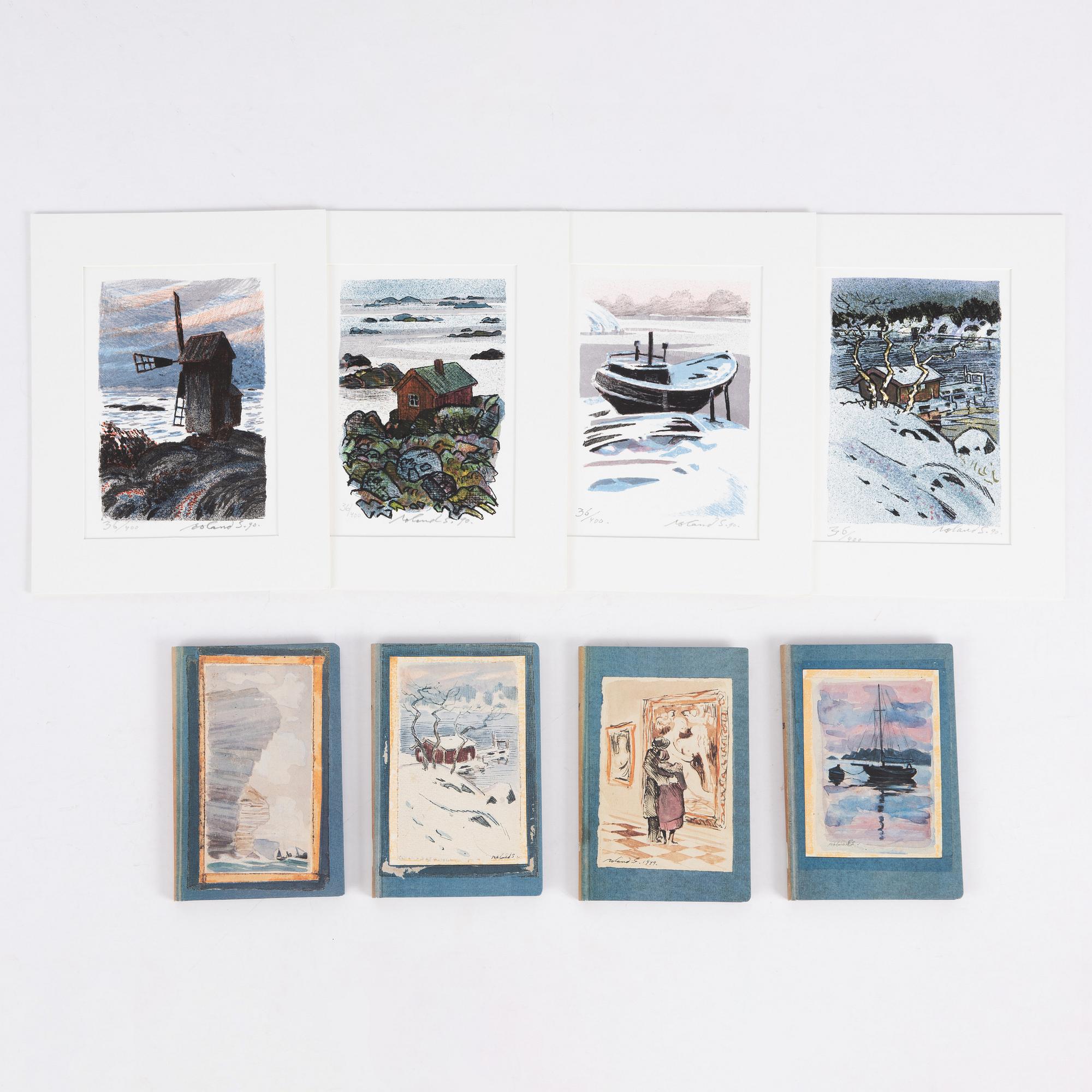 Roland Svensson, "Dagar i skärgård", portfolio.