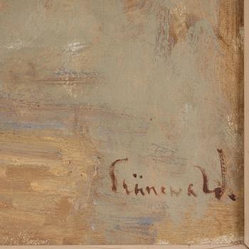 Isaac Grünewald, Stilleben med pioner.