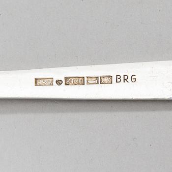 Bertel Gardberg, Aterinsarja, 96 osaa, hopeaa, "Birgitta", Hopeatehdas oy, Helsinki 1956-64.