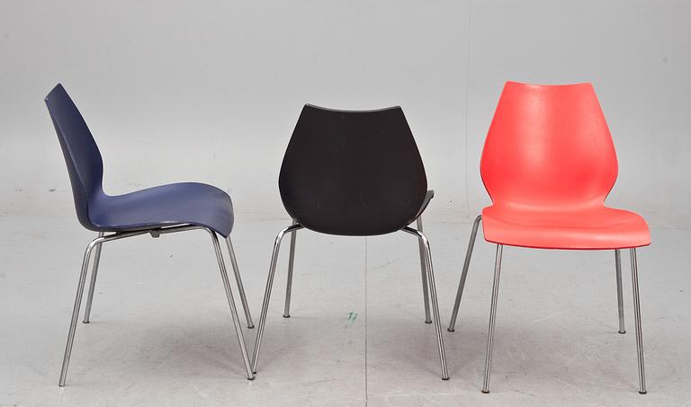 STOLAR, 2+2+2 st, "Maui", Vico Magistretti för Kartell.