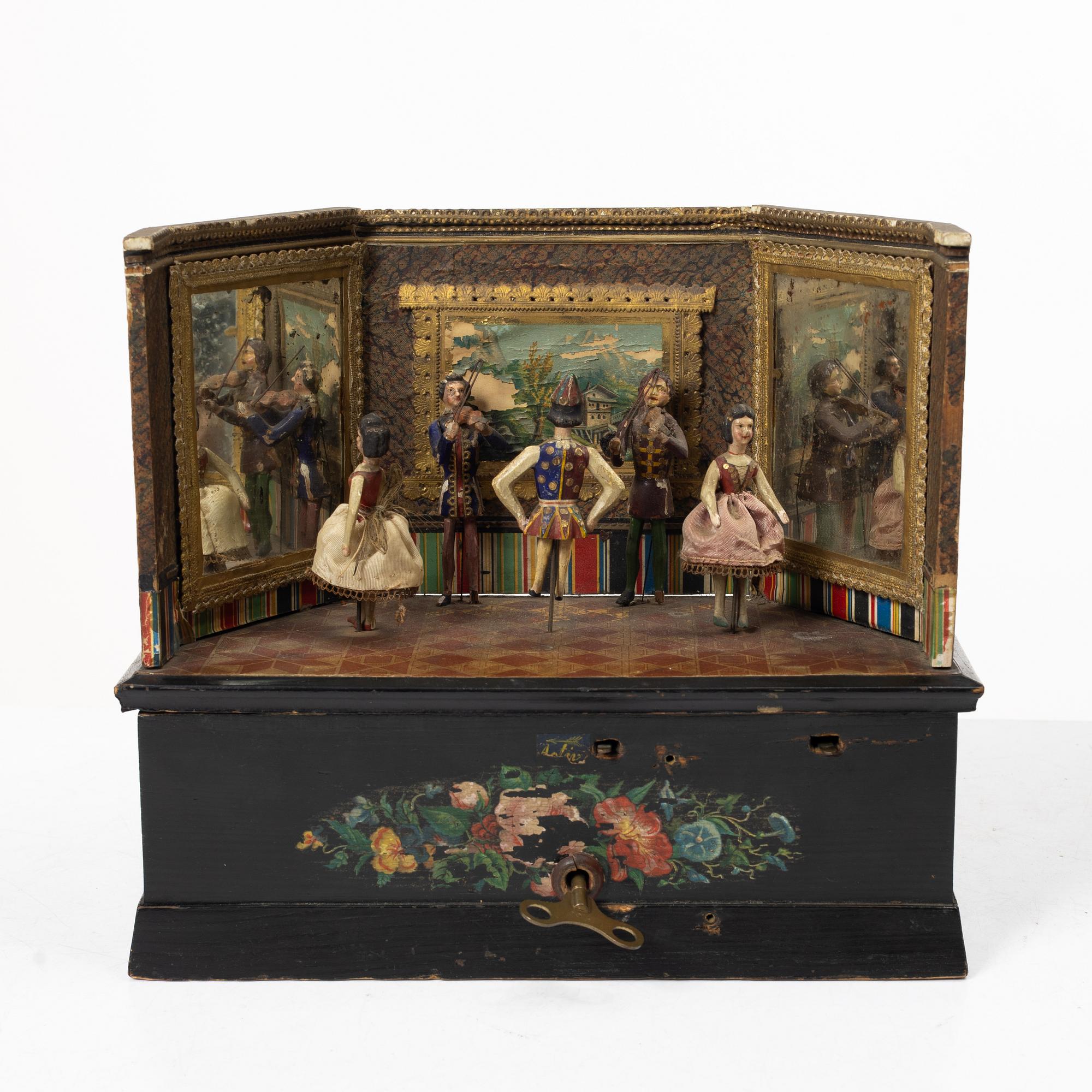 Musical automaton/music box, Germany, second half of the 19th century.
