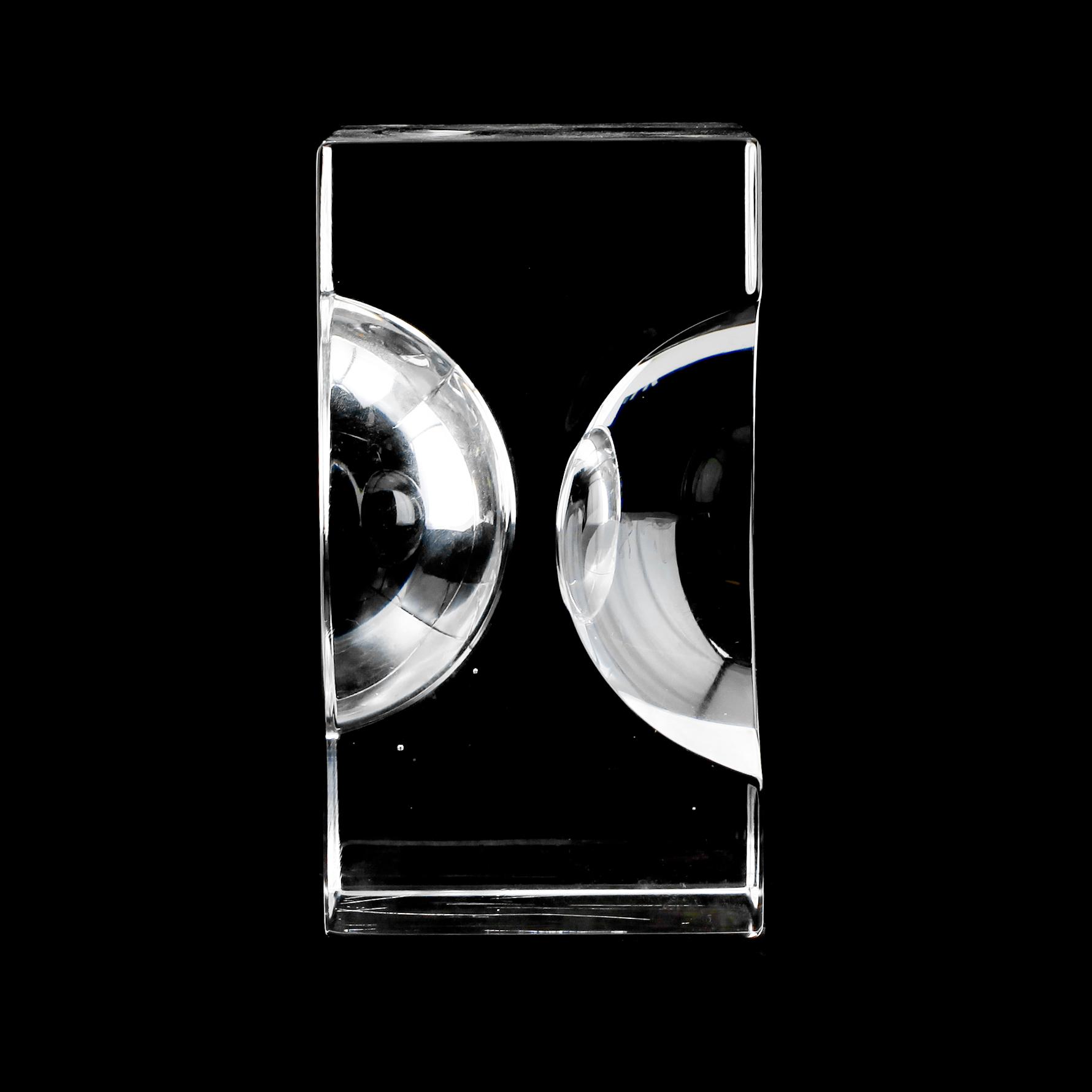 SKULPTUR, glas, Sven Palmqvist, Orrefors, 1900-talets andra hälft.