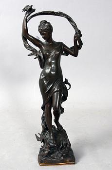 SKULPTUR, brons. Efter A.Gaudez.