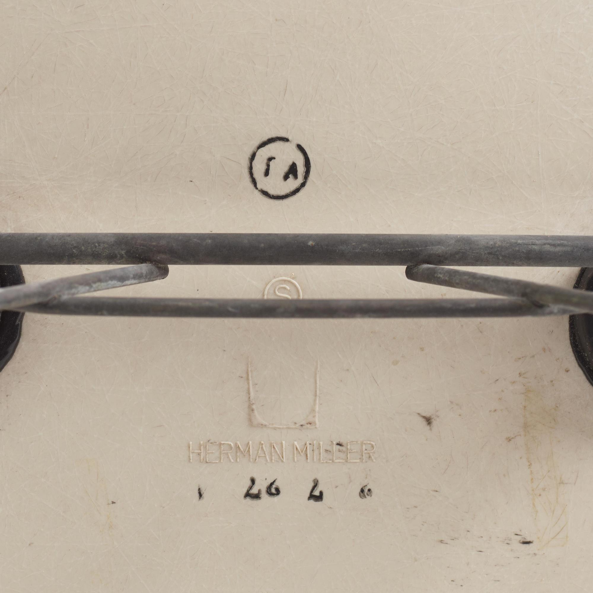 Charles & Ray Eames, a "RAR" rocking chair, Herman Miller, USA, 1964-78.
