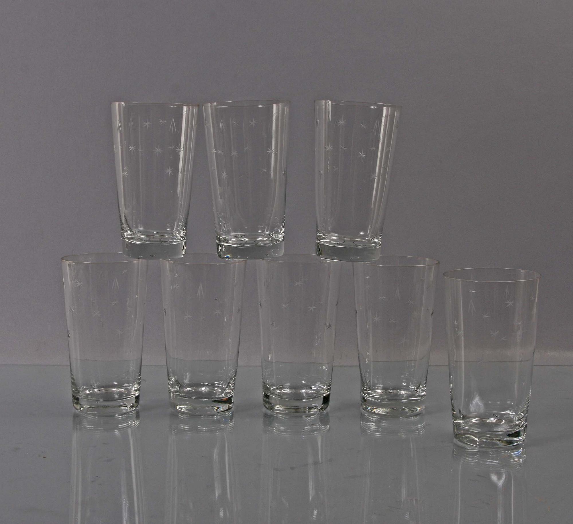 GLASSERVIS, 48 delar glas.