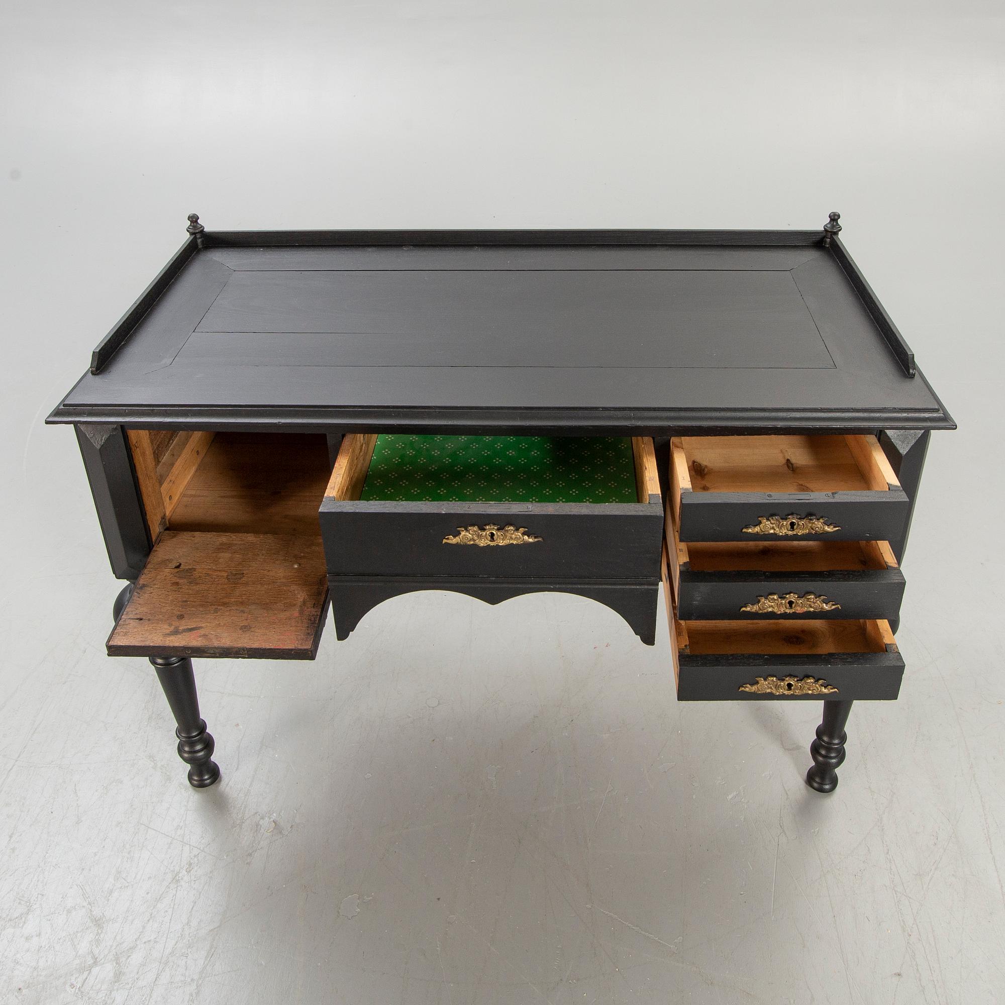 Skrivbord sekelskifte 1900.