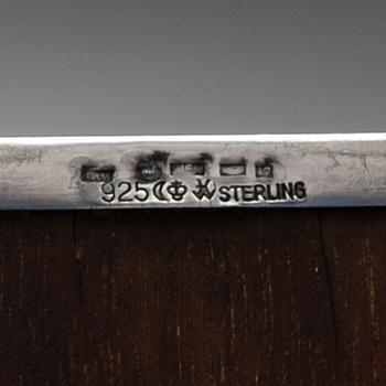 CIGARRLÅDA, sterling silver, Helsingfors 1962.