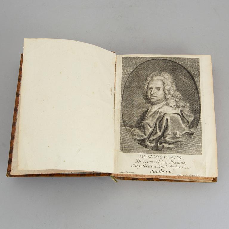 MÅRTEN TRIEWALD. År 1728 och 1729 håldne föreläsningar, på Riddarehuset i Stockholm, volym I, Stockholm 1735.