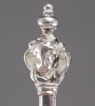 SKED, silver, Hans Kock, Borås, 1782.Vikt 38 gram.