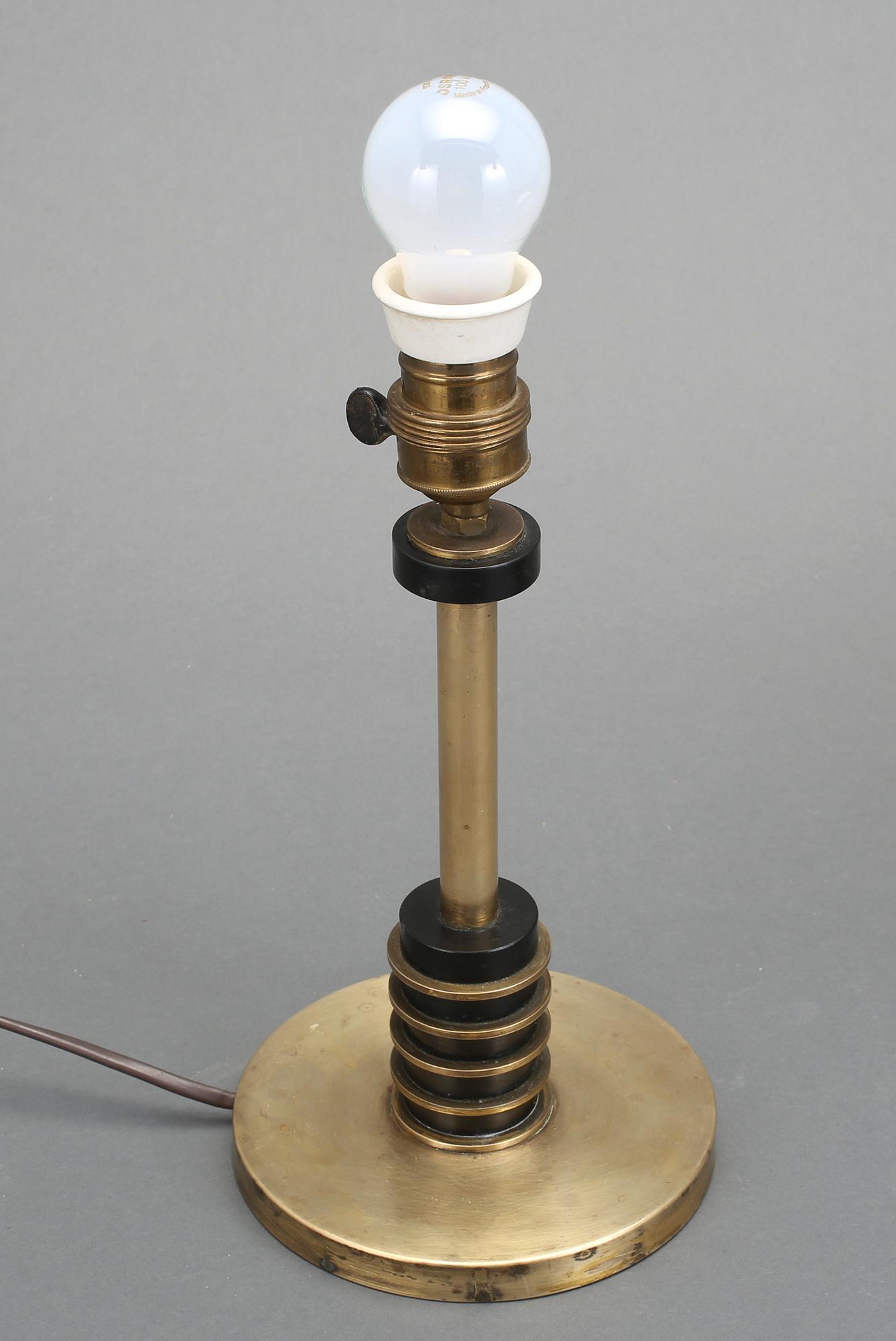 BORDSLAMPA, funkis / art deco, 1930/40-tal.