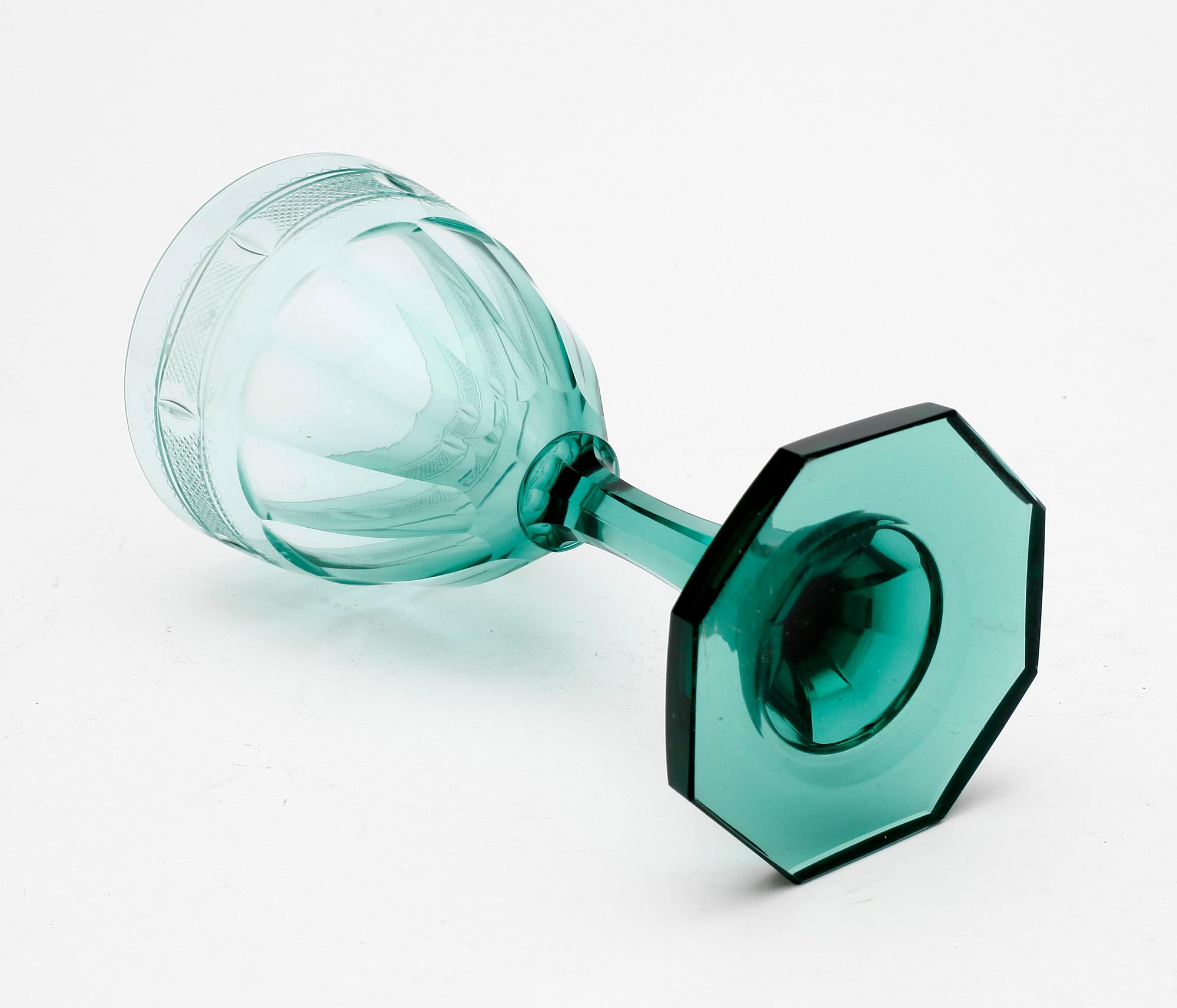 GLAS, 6 st, Strömbergshyttan, "Hörningsholm", 1900-talets första hälft.