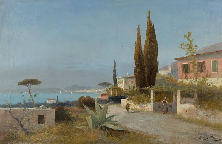 Georg Fischhof, (AL Terni) Southern coastal motif.