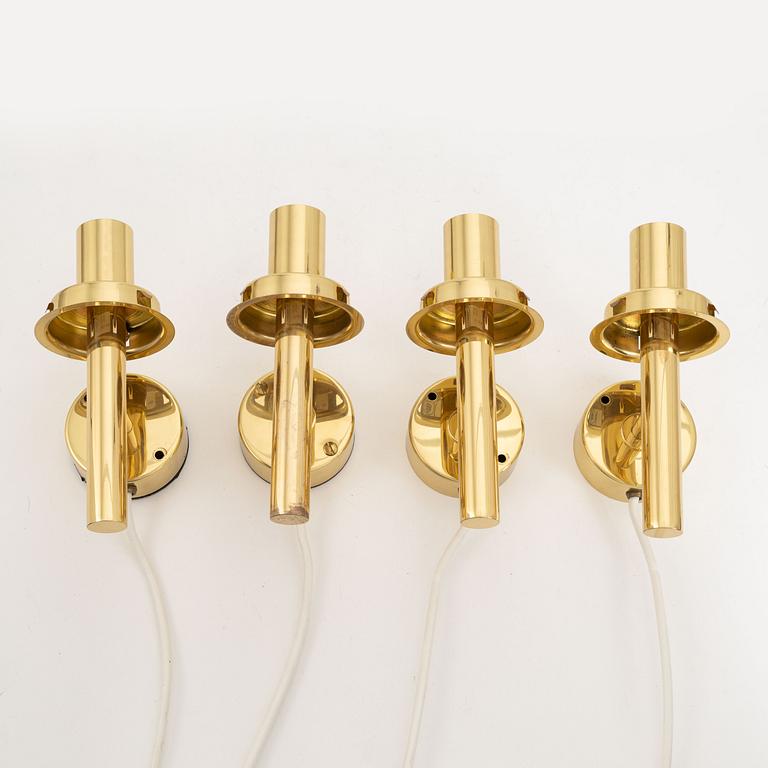 Hans-Agne Jakobsson, four wall lights, Markaryd, 1960's.