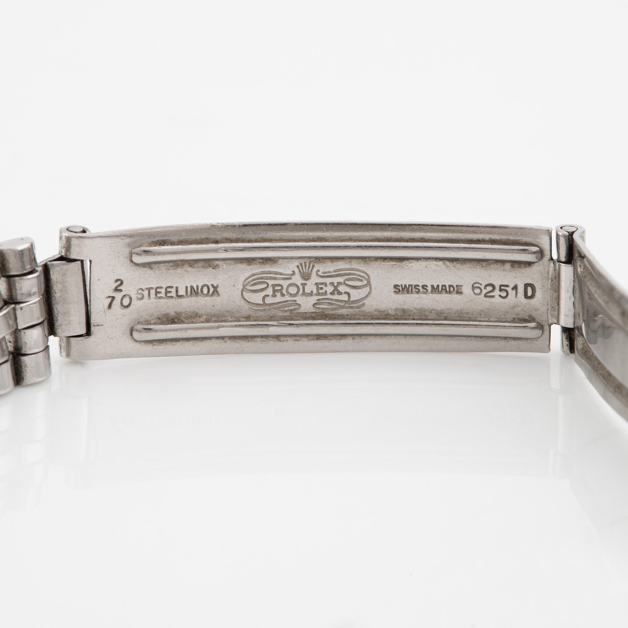 Rolex, Date, wristwatch, 25 mm.