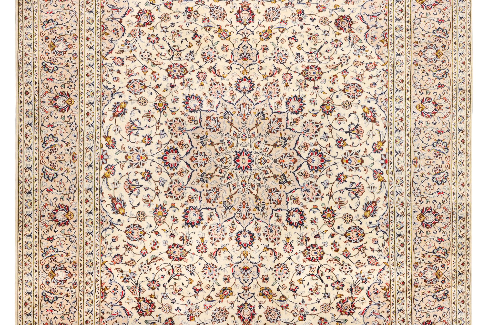 A Keshan carpet, c. 342 x 240 cm.