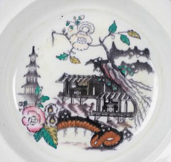 MATSERVISDELAR, 6 st, flintgods, "Japan", Rörstrand.
