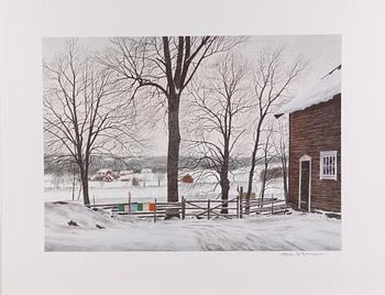 LJUNGGREN, REINHOLD, mapp med 5 st litografier, sign o numr 188/310.