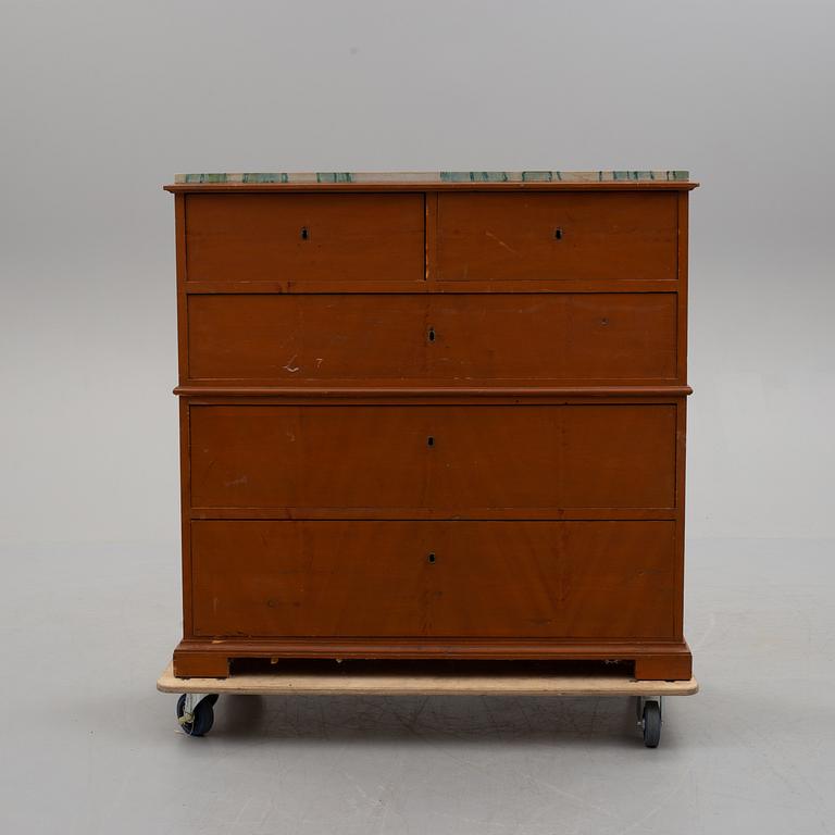 a mid 19th century chest of drawers.