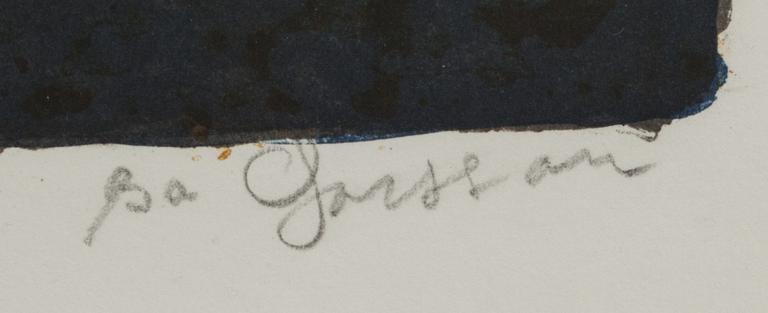 BO LARSSON, färglitografi, signerad och numrerad 196/360.