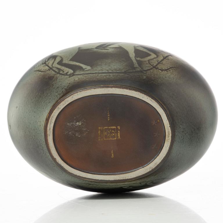 Gunnar Nylund, a "Flambé" urn, mid 20th century.