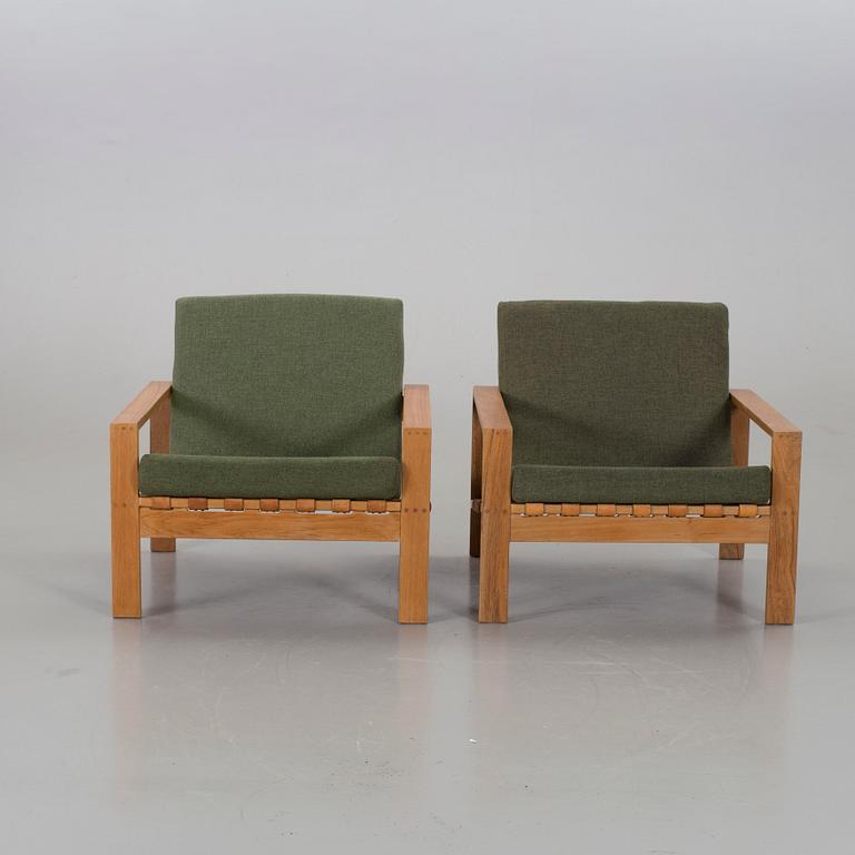 SVANTE SKOGH, A PAIR OF EASY CHAIRS BY ENGENS MÖBELFABRIK ÖRKELJUNGA 1960'S.