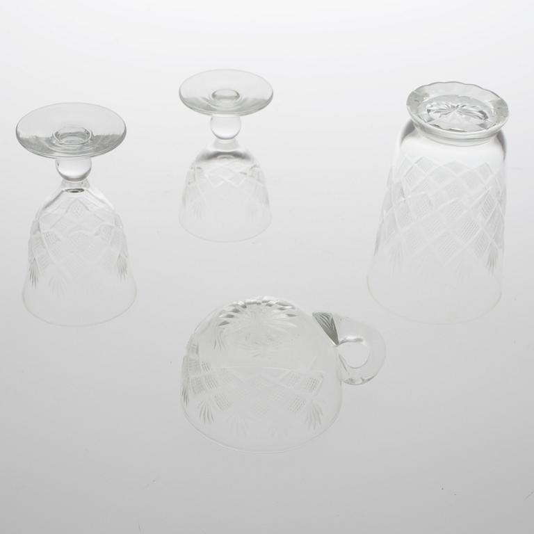 GLASSERVIS, 81 delar, 1900-talets första hälft.