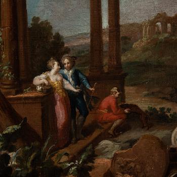 Pieter Angellis, hans krets, 1700-tal, olja på duk.