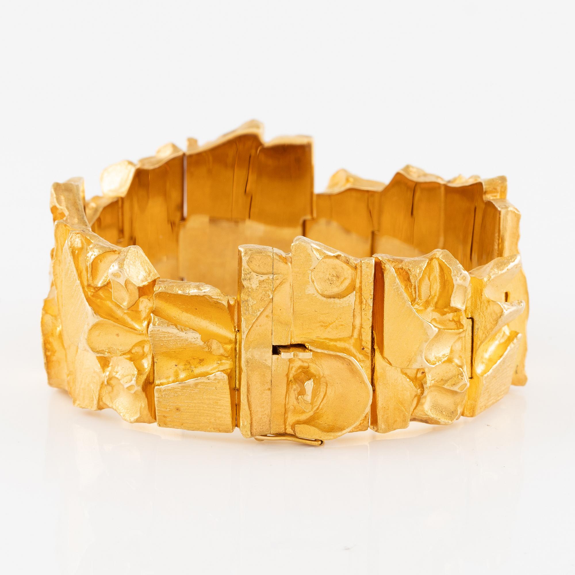 A Björn Weckström bracelet 18K gold "Tenochtitlan", for Lapponia.