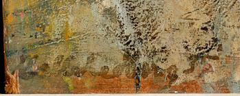 KALLE HEDBERG, olja på pannå, signerad och daterad 35.