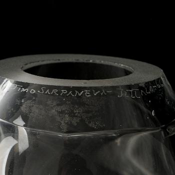 Timo Sarpaneva, skulptur, "Varjot" (Shadows) ur serien Finlandia, signerad Timo Sarpaneva, Iittala.