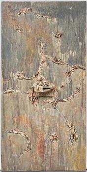 Jan Håfström, “TAL-objekt (kraniet på hyllan)”.