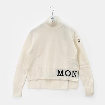 Moncler, A 'Lupetto tricot' wool turtleneck sweater, size XS.