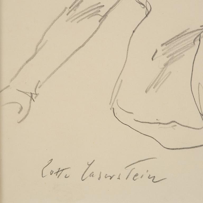 Lotte Laserstein, Seated woman in profile.